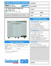 continental-refrigerator-d32n-u-refrigerator-undercounter-reach-in-specshee-25081793ass2.pdf