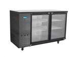 Atosa USA SBB48GGRAUS2, Shallow Depth Glass Door Back Bar Coolers