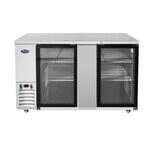 Atosa USA SBB69GGRAUS1, Shallow Depth Glass Door Back Bar Coolers