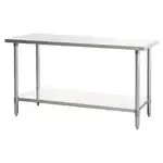 Atosa USA SSTW-2472, Work Table,  63" - 72", Stainless Steel Top