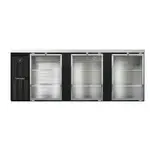 Continental Refrigerator BB90NGD, Back Bar Cabinet, Refrigerated