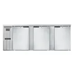 Continental Refrigerator BB90NSS, Back Bar Cabinet, Refrigerated