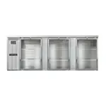 Continental Refrigerator BB90NSSGD, Back Bar Cabinet, Refrigerated