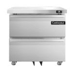 Continental Refrigerator D32N-U-D, Refrigerator, Undercounter, Reach-In